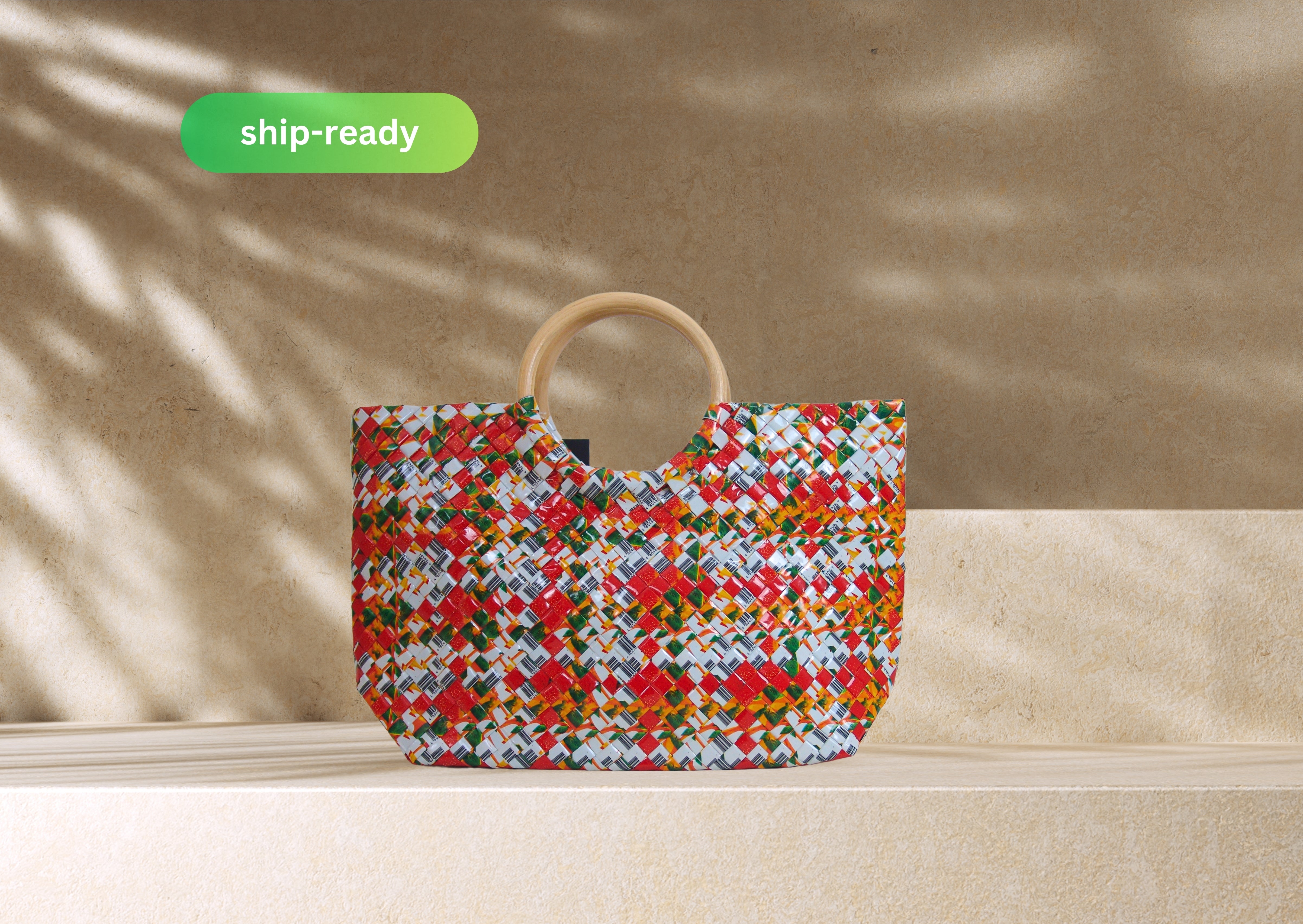 Santa Fe Tote Small - Crimson Spice